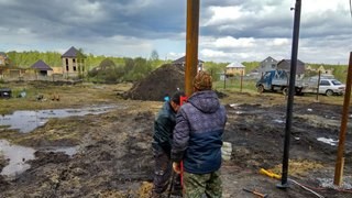 Заказать монтаж винтовых свай в Чайковский - цена под ключ с доставкой от 1836 шт